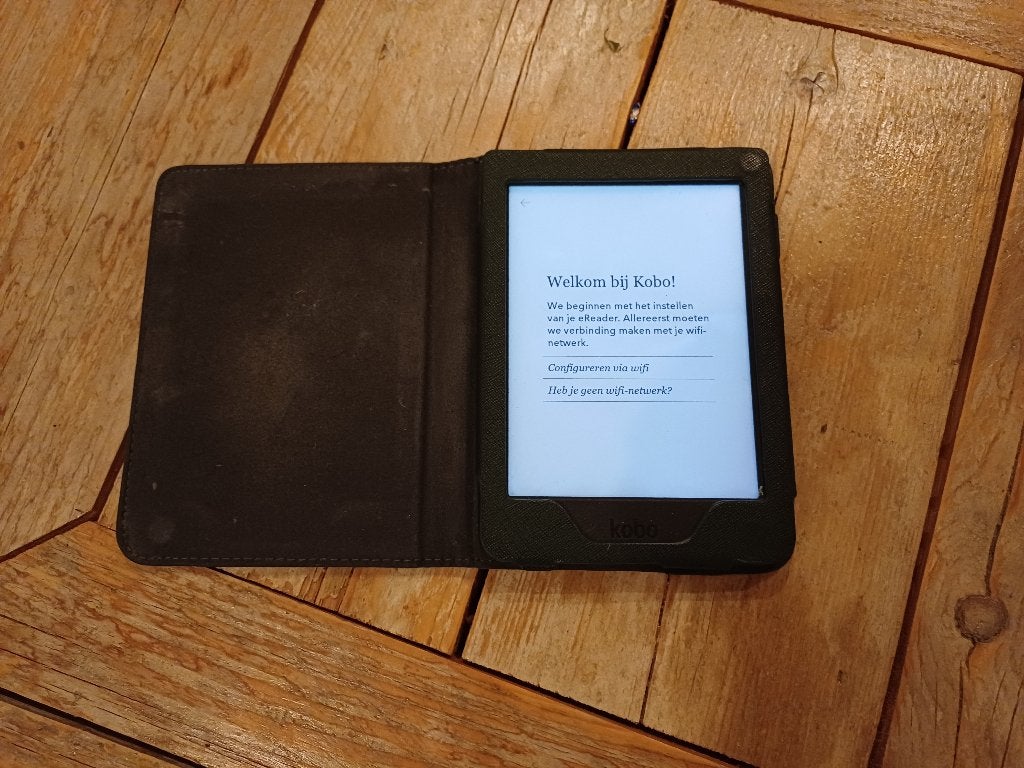 Kobo Nia e-reader incl sleepcover, 8 GB, 6 inch of minder, Kobo, Ophalen of Verzenden