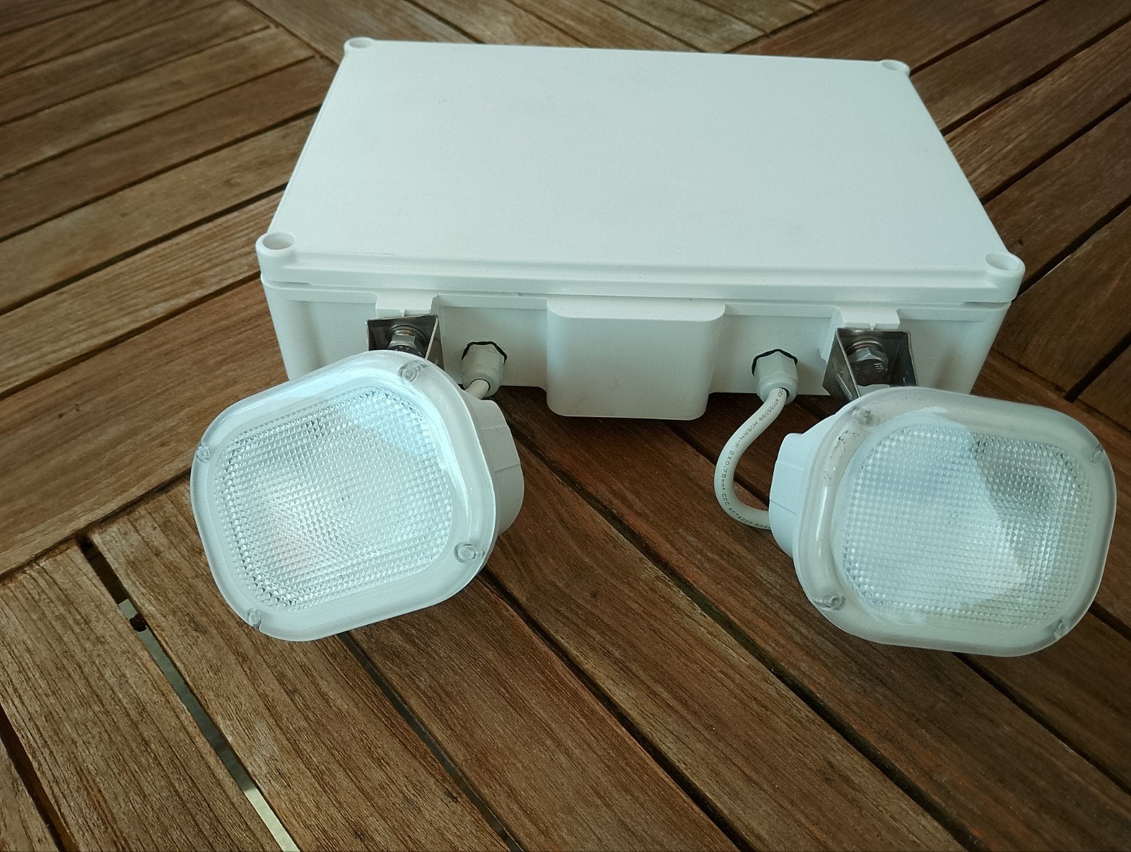 ST Twinspot 2x5W LED Noodverlichting - IP65, Ophalen of Verzenden, Nieuw, Minder dan 50 watt, Lamp met armatuur