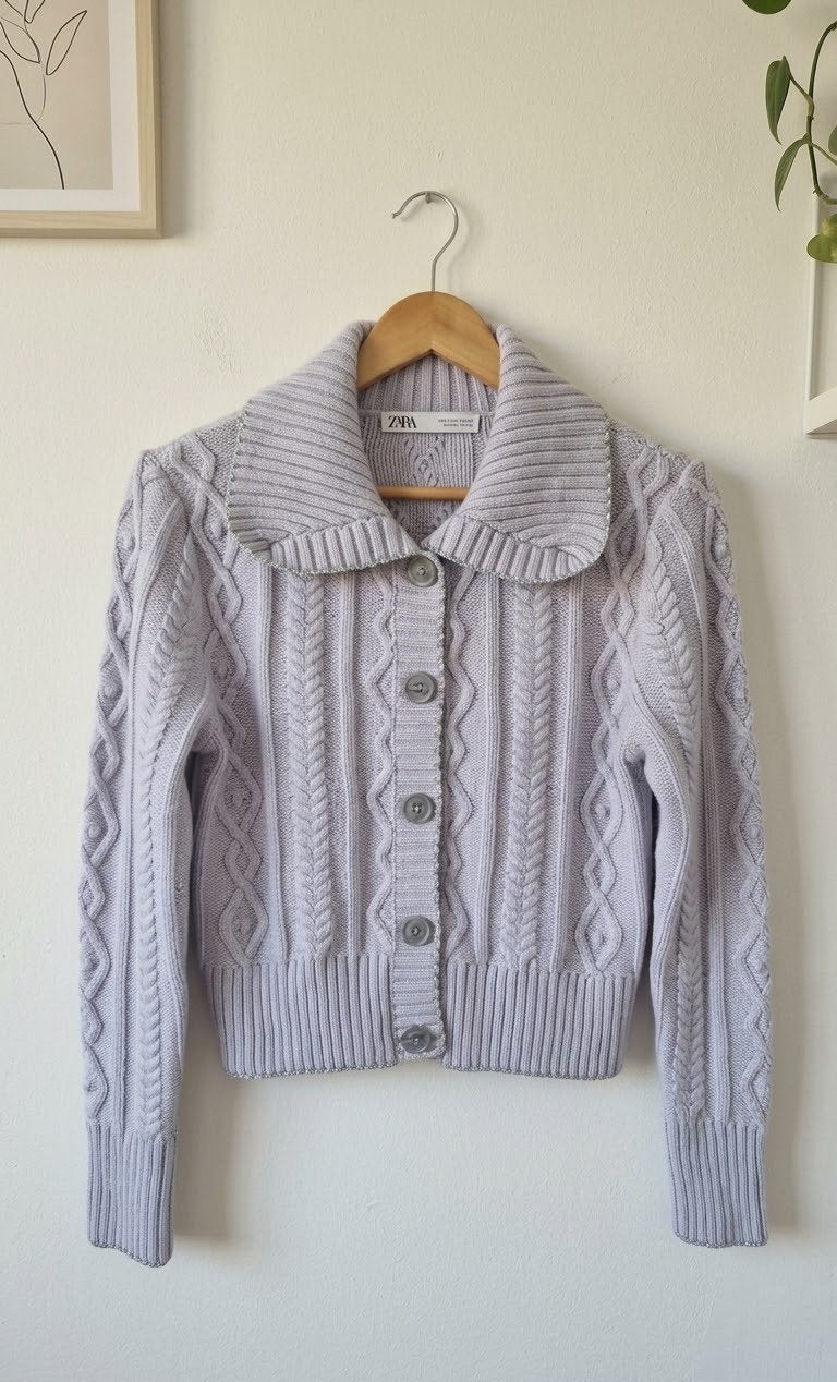 Zara lila vest maat S - amper gedragen, als nieuw, Zara, Paars, Ophalen of Verzenden, Zo goed als nieuw
