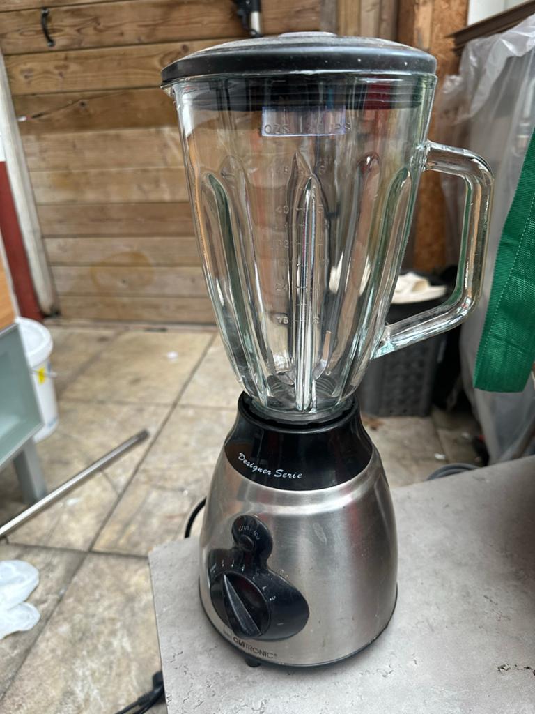 Clatronic Blender Designer Serie - Gebruikt, Witgoed en Apparatuur, Blenders, Ophalen, Zo goed als nieuw, Blender