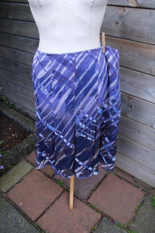 Rok blauw/ bruin Mayerline mt 42 Vaste prijs, Kleding | Dames, Mayerline, Blauw, Maat 42/44 (L), Ophalen of Verzenden