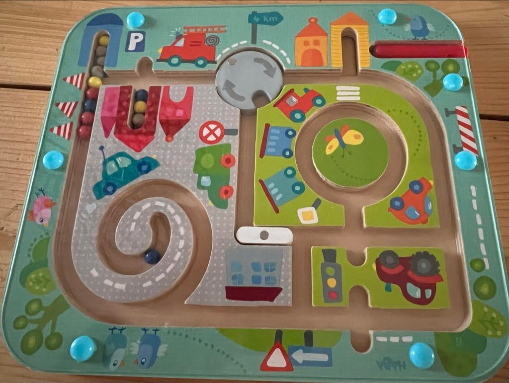 HABA houten magneetbord spel, Ophalen of Verzenden, Zo goed als nieuw