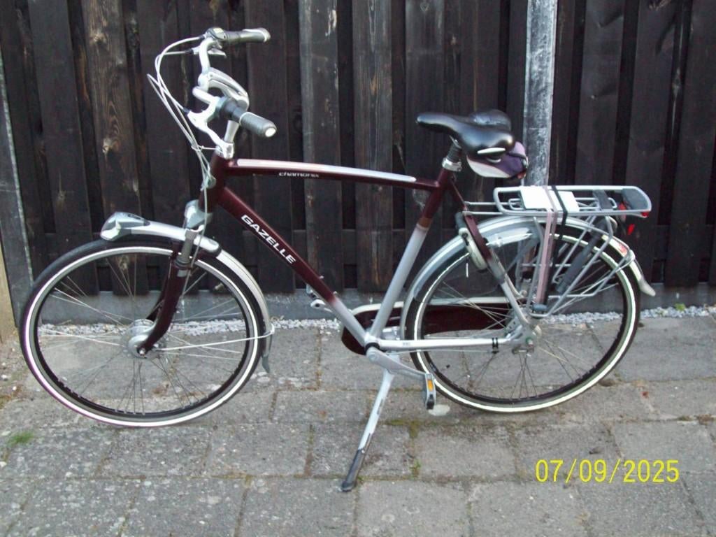 Gazelle Chamonix Herenfiets, Fietsen en Brommers, Fietsen | Heren | Herenfietsen, Ophalen, Versnellingen, Zo goed als nieuw, 61 tot 65 cm