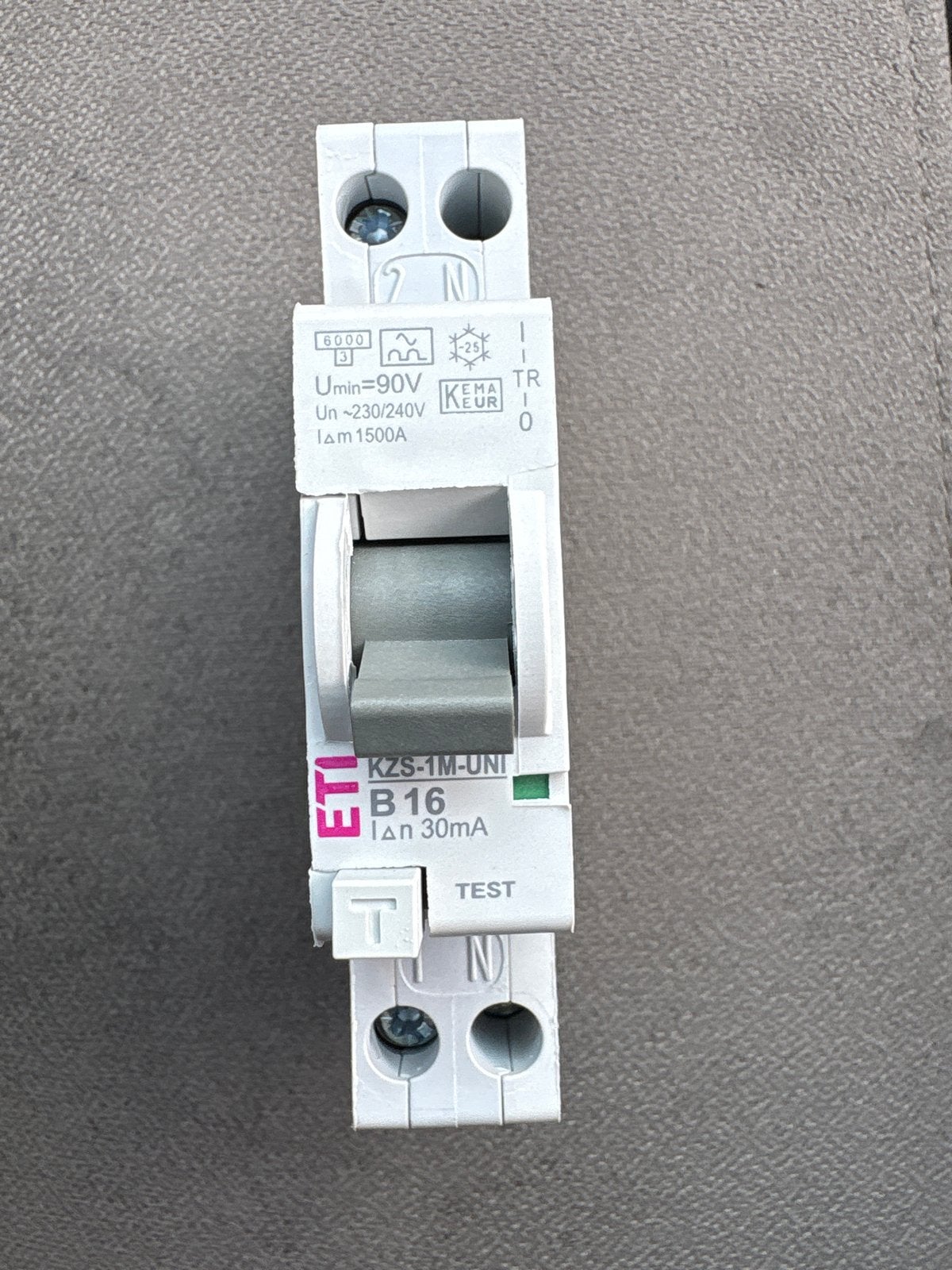 ETI B16 Aardlekautomaat - Gloednieuw, Ophalen of Verzenden, Nieuw, Overige merken, Aardlekautomaat