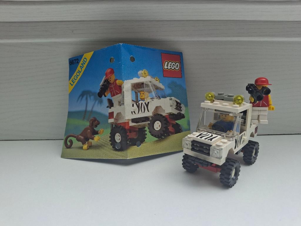 Lego 6672 Safari Off Road Vehicle 1990, Ophalen of Verzenden, Gebruikt