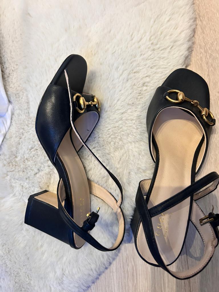 Gucci hakken 38, Ophalen of Verzenden, Zo goed als nieuw, Zwart