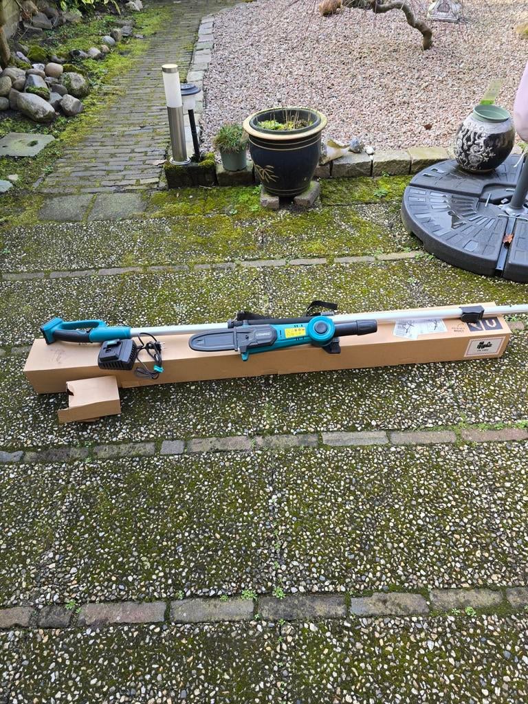 Elektrice bomen takken zaag op accu nieuw, Ophalen of Verzenden, Nieuw