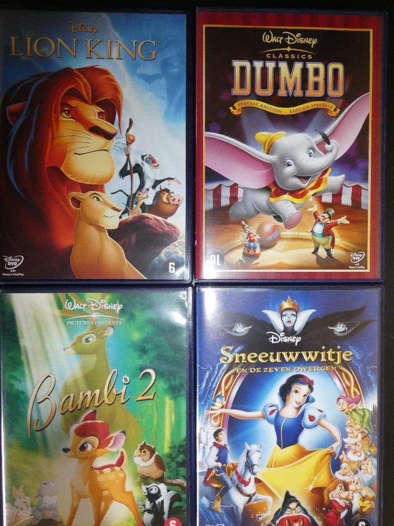 6x jeugd-DVD (wo meerdere WALT-DISNEY-dvd's / zgan / € 10, Europees, Tekenfilm, Alle leeftijden, Ophalen of Verzenden