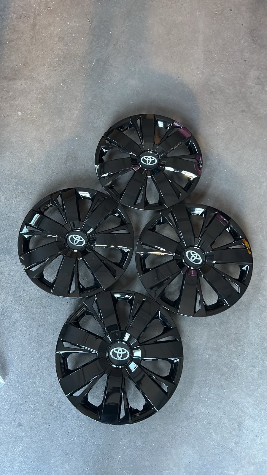 Set Zwarte Toyota Wieldoppen 14 inch, Ophalen of Verzenden, Nieuw