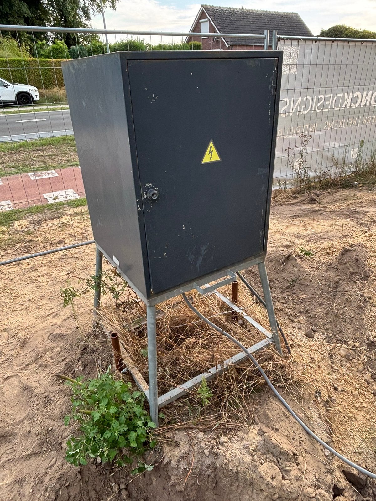 Bouwstroomkast, Ophalen, Zo goed als nieuw, Stopcontact