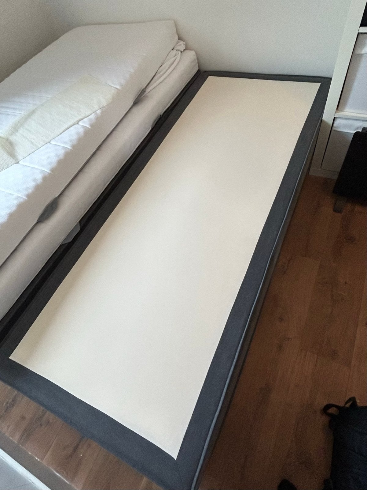 Eenpersoons boxspring 80x200 - Wehkamp, Ophalen, Eenpersoons, Zo goed als nieuw, 80 cm