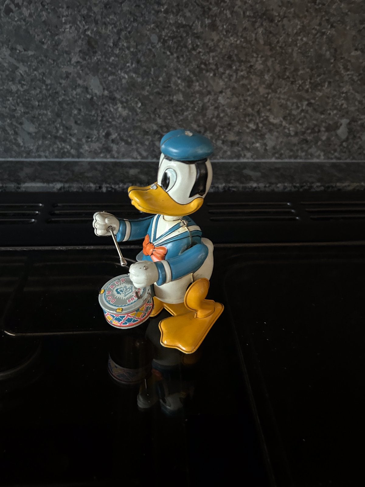1950 - Disney - Linemar - Donald Duck Drum Major -, Antiek en Kunst, Ophalen of Verzenden
