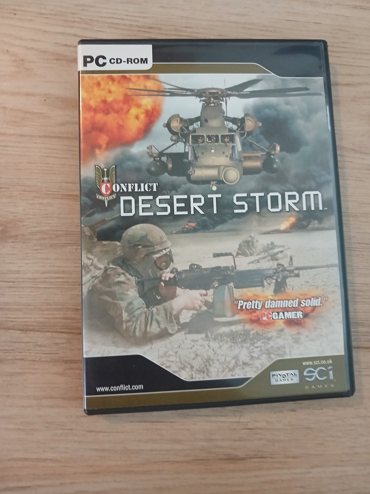 Conflict Desert Storm PC CD-ROM met boekje, Gebruikt, Shooter, 1 speler, Ophalen of Verzenden