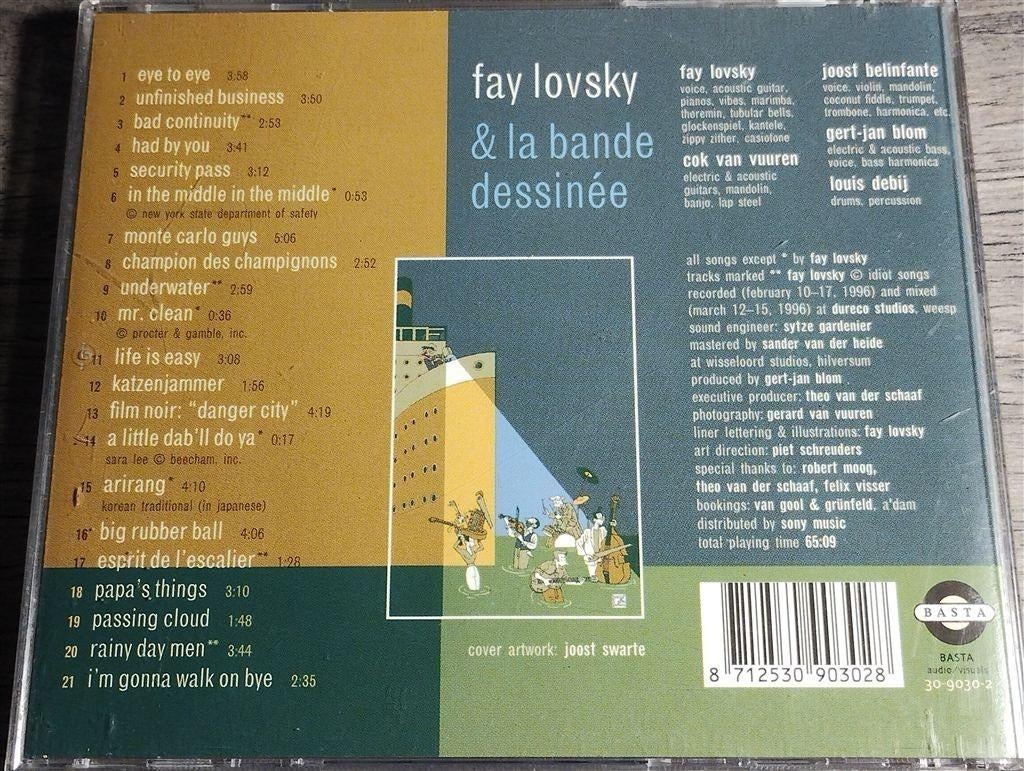 Fay Lovsky & La Bande Dessinée, Ophalen of Verzenden, Zo goed als nieuw