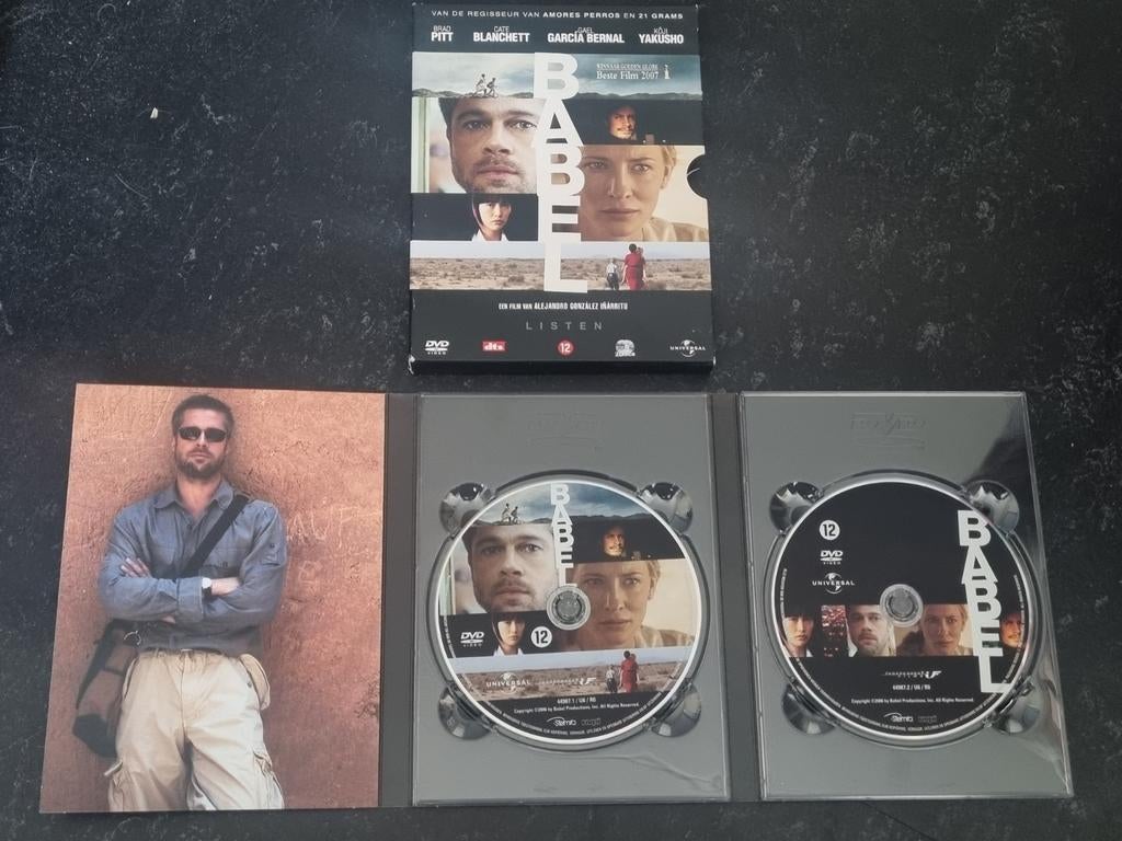 Babel (DVD) - Winnaar Golden Globe Beste Film 2007, Vanaf 12 jaar, Ophalen of Verzenden, Zo goed als nieuw, Drama