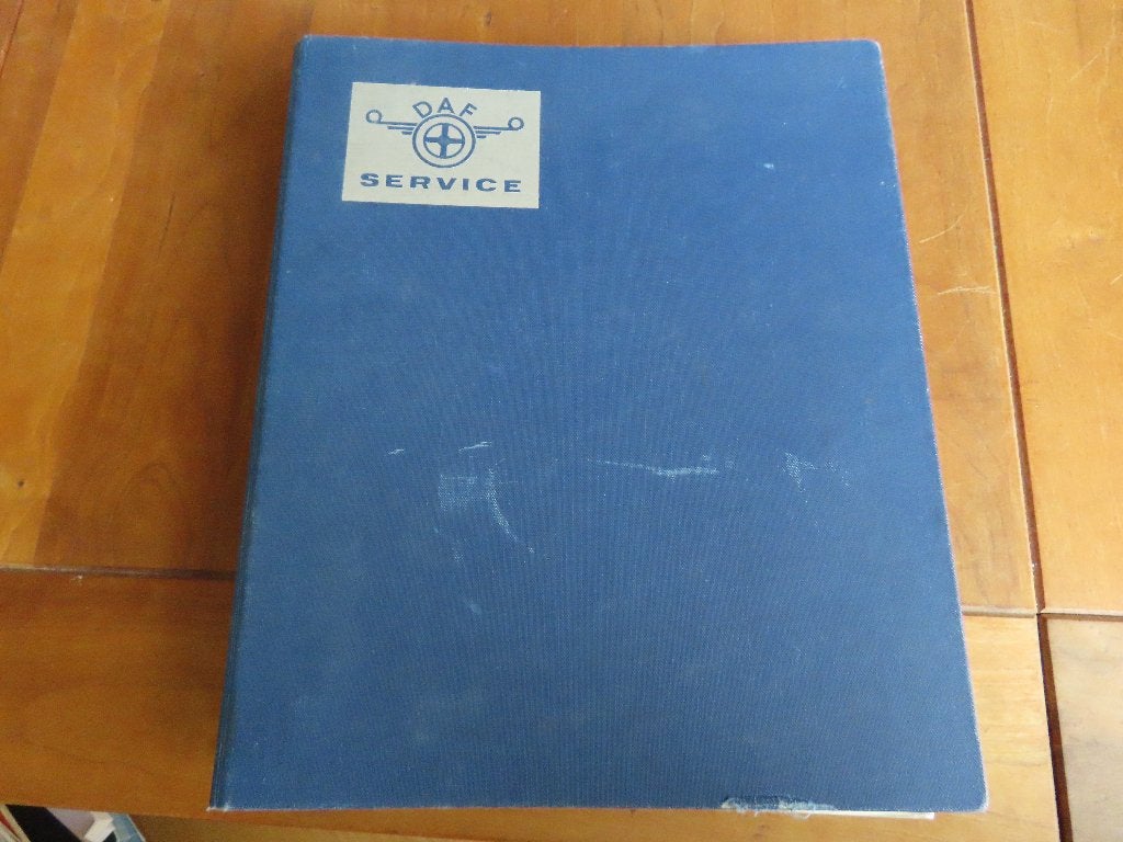 Origineel werkplaatshandboek DAF 55 af 12-1967, zeer mooi!, Ophalen of Verzenden