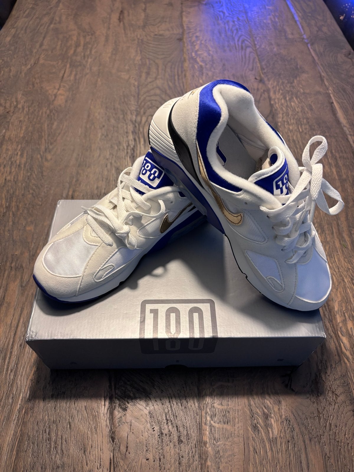 Nike Air Max 180 'Summit White Concord' Maat 40.5, Ophalen of Verzenden, Nieuw, Wit, Sneakers of Gympen
