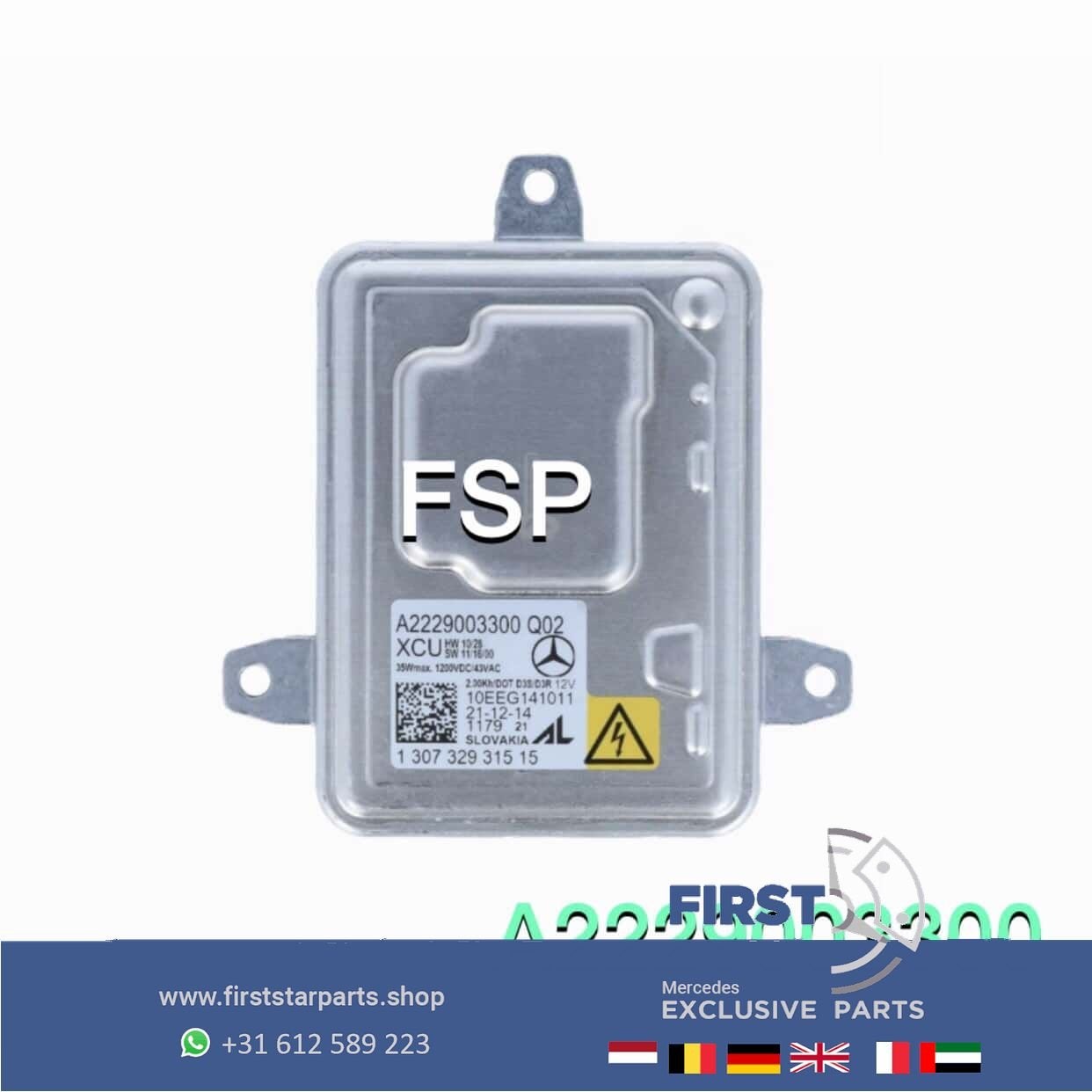 A2229003300 W117 CLA W156 GLA XENON Koplamp Module Mercedes, Gebruikt, -, Ophalen of Verzenden, -