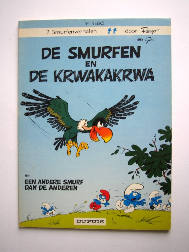 De Smurfen en de Krwakakrwa, Peyo, Peyo, Eén stripboek, Ophalen of Verzenden, Zo goed als nieuw