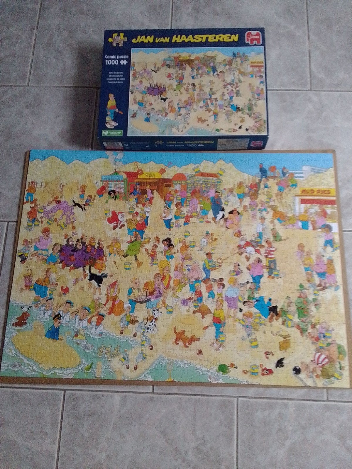 Jan van Haasteren puzzels, Hobby en Vrije tijd, Denksport en Puzzels, Ophalen, 500 t/m 1500 stukjes, Zo goed als nieuw
