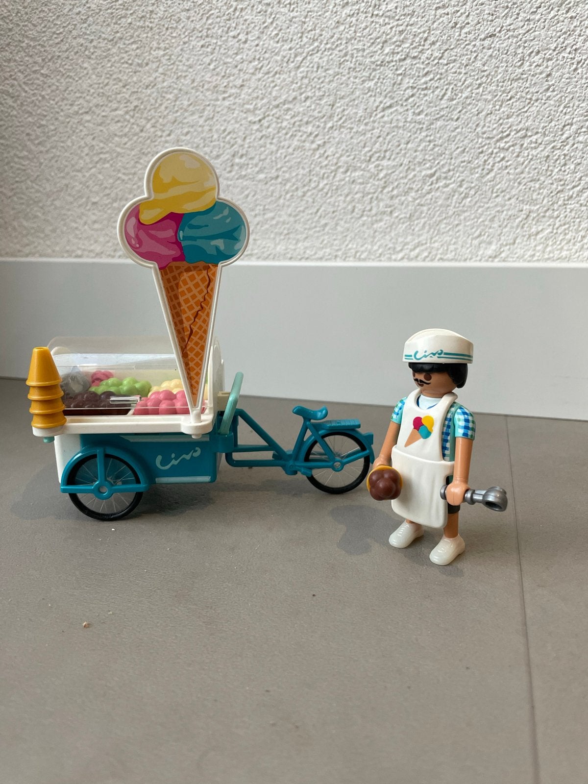 Playmobil IJscofiets met IJsco Verkoper, Ophalen of Verzenden, Zo goed als nieuw, Jongen of Meisje