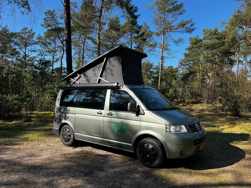 VW Volkwagen T5 California 2004 camper lage kilometerstand!, Caravans en Kamperen, Campers, Particulier, tot en met 4, Buscamper of Camperbus