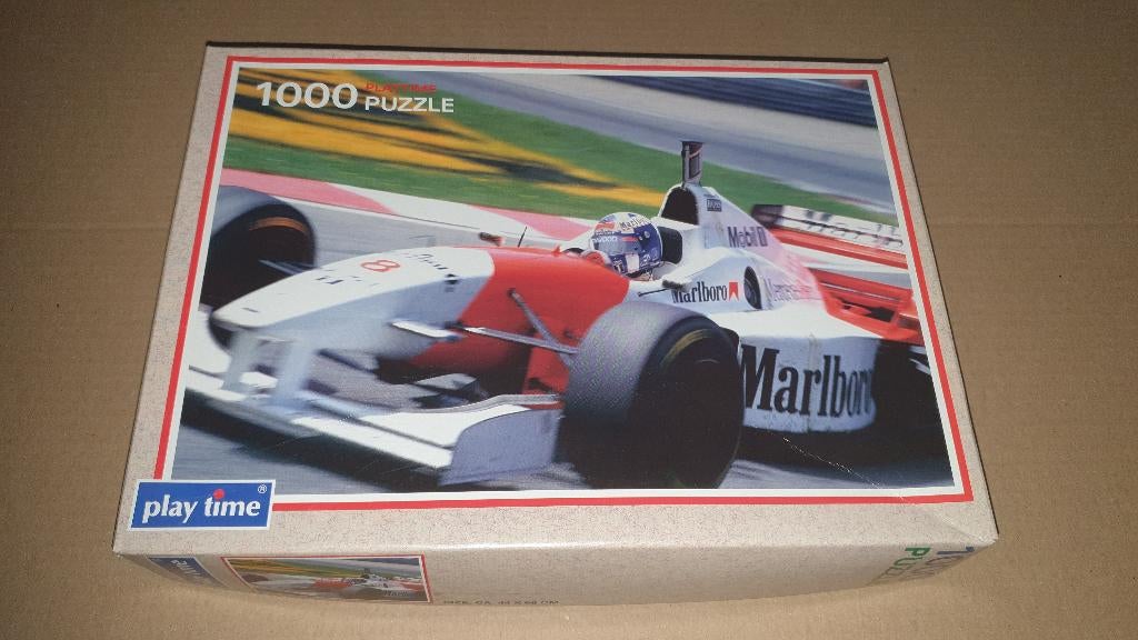 Legpuzzel raceauto 1000 stukjes - NIEUW, Ophalen of Verzenden, 500 t/m 1500 stukjes, Nieuw, Legpuzzel