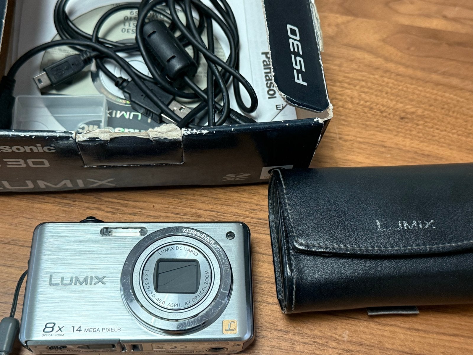 Panasonic Lumix DMC-FS30 Compactcamera - Zilver, compleet, Gebruikt, Panasonic, Ophalen of Verzenden, Compactcamera