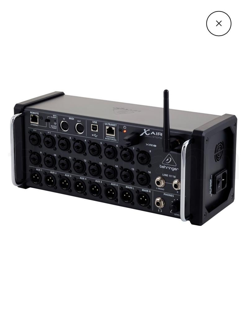 Behringer X AIR XR18 Digitale Mixer, Muziek en Instrumenten, Mengpanelen, Ophalen of Verzenden, Zo goed als nieuw, 10 tot 20 kanalen