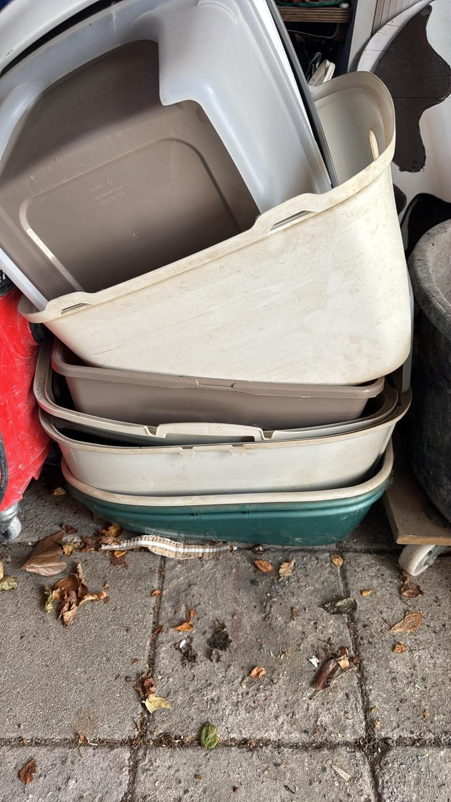 5-6 kattenbakken, Dieren en Toebehoren, Ophalen, Zo goed als nieuw