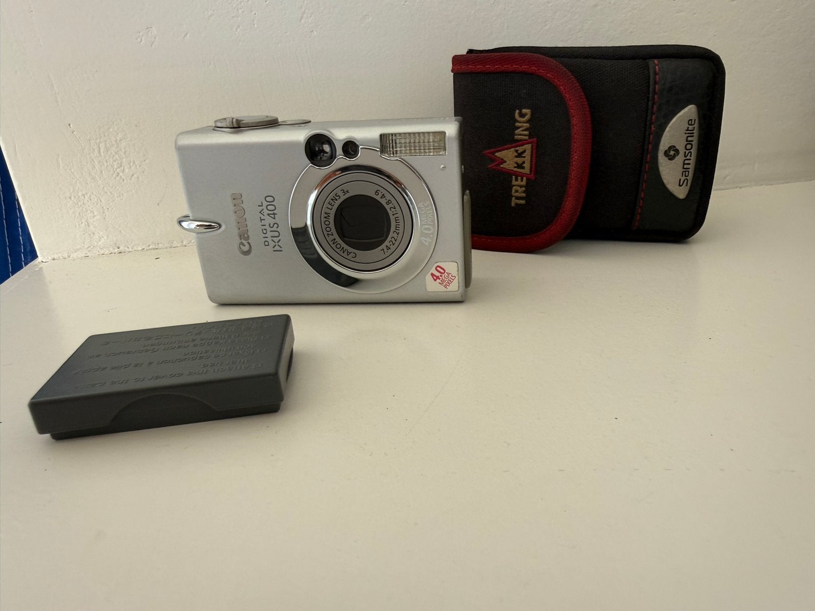 Canon Digital IXUS 400 Compactcamera met extra accu, Gebruikt, Canon, Ophalen of Verzenden, Compactcamera