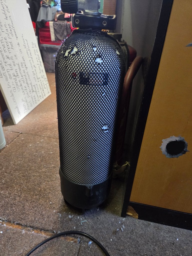 duikfles 10 liter 200 bar, Ophalen, Zo goed als nieuw, Duikfles