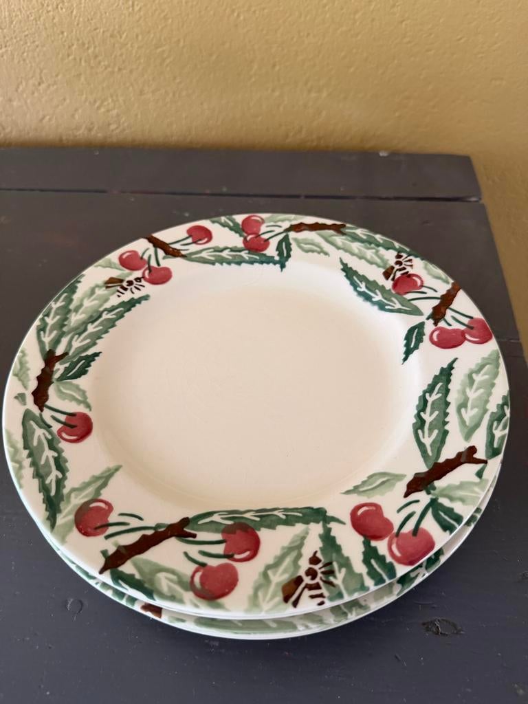 6 Emma Bridgewater dinerborden - Zeer goede staat, Ophalen of Verzenden, Zo goed als nieuw, Bord(en), Overige stijlen