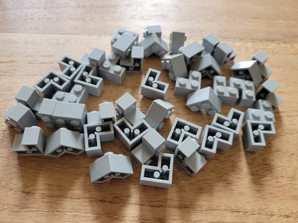 Partij J696=50x Lego hoekstenen Nieuw (Meerdere setjes), Lego, Lego, Lego, Nieuw