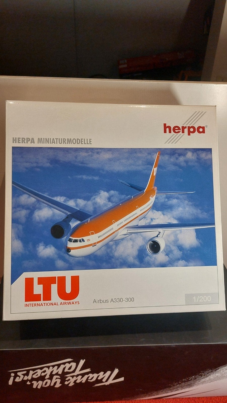 Herpa LTU Airbus A330-300, Ophalen of Verzenden, Zo goed als nieuw, Schaalmodel