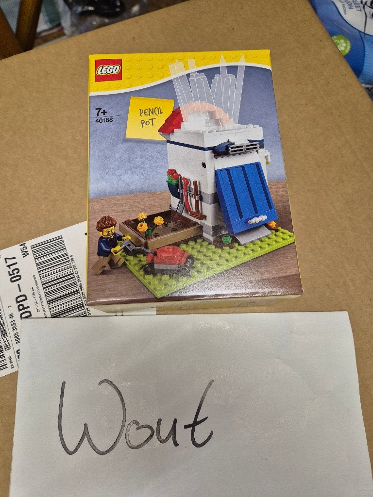 Lego 40188 ‘Pencil Pot’ (NIEUW!), Lego, Nieuw, Ophalen of Verzenden, Inclusief instructies