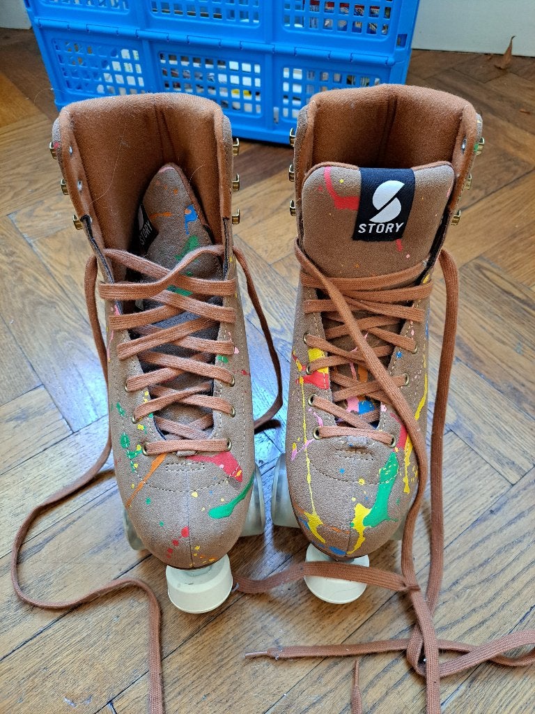 Rolschaatsen mt 41, Ophalen, Overige typen, Zo goed als nieuw, Dames
