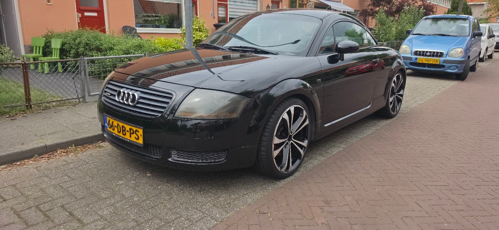 Audi TT 1.8 T Coupe Quattro 265pk 1999 Zwart, Auto's, Audi, TT, 4 cilinders, 4 stoelen, Zwart