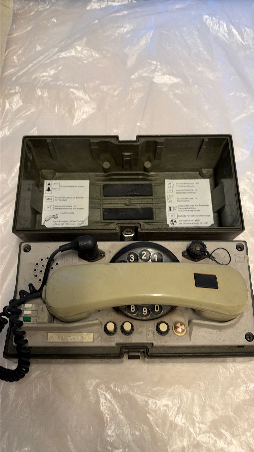 Oude Bundewehr veldtelefoon., Ophalen of Verzenden, Landmacht, Duitsland