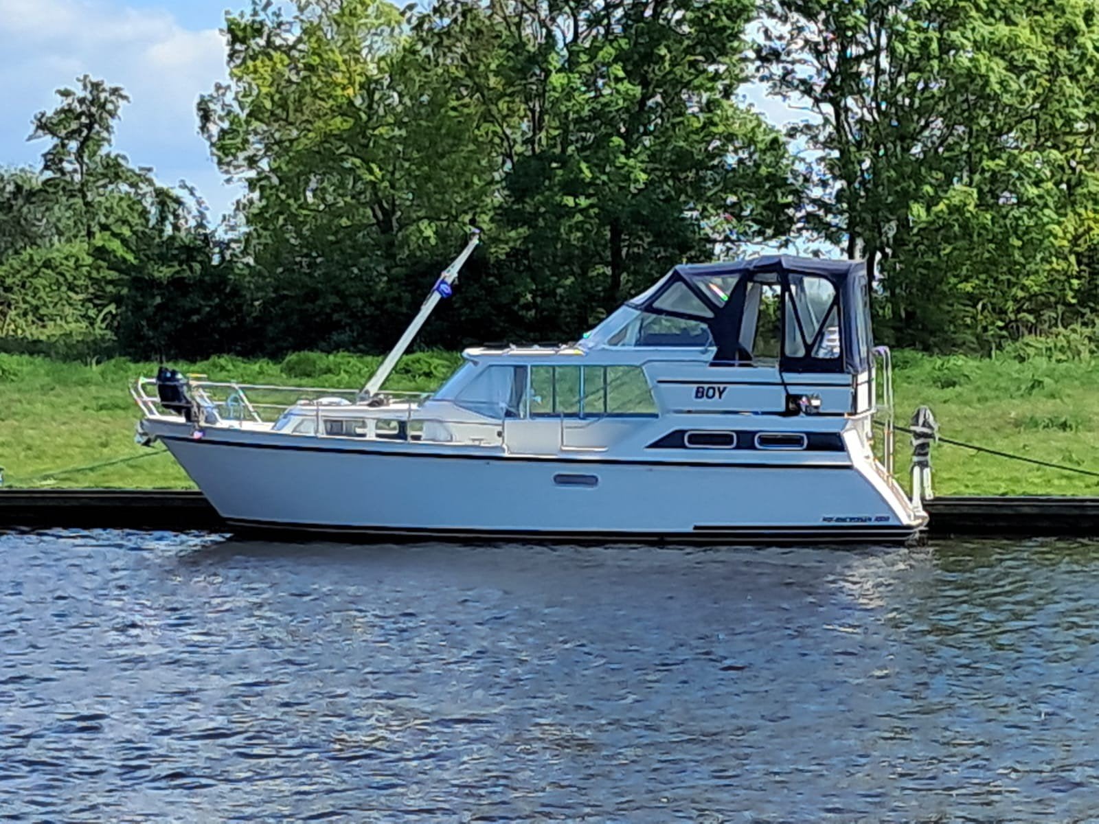 Motorboot/Boarncruiser te koop, Ophalen, Aluminium, Diesel, Koelkast