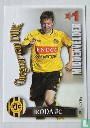 Spelerskaart Roda JC - Gregoor van Dijk 2003, Verzamelen, Ophalen of Verzenden, Zo goed als nieuw, Roda JC, Spelerskaart