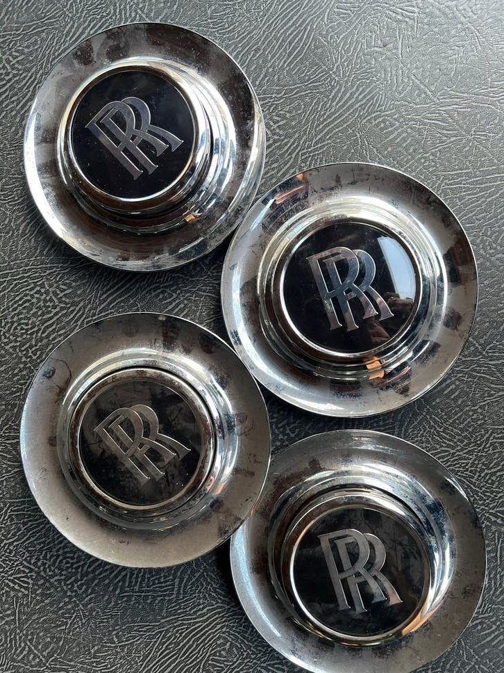 Rolls Royce naafdoppen - Set van 4, Auto diversen, Ophalen of Verzenden