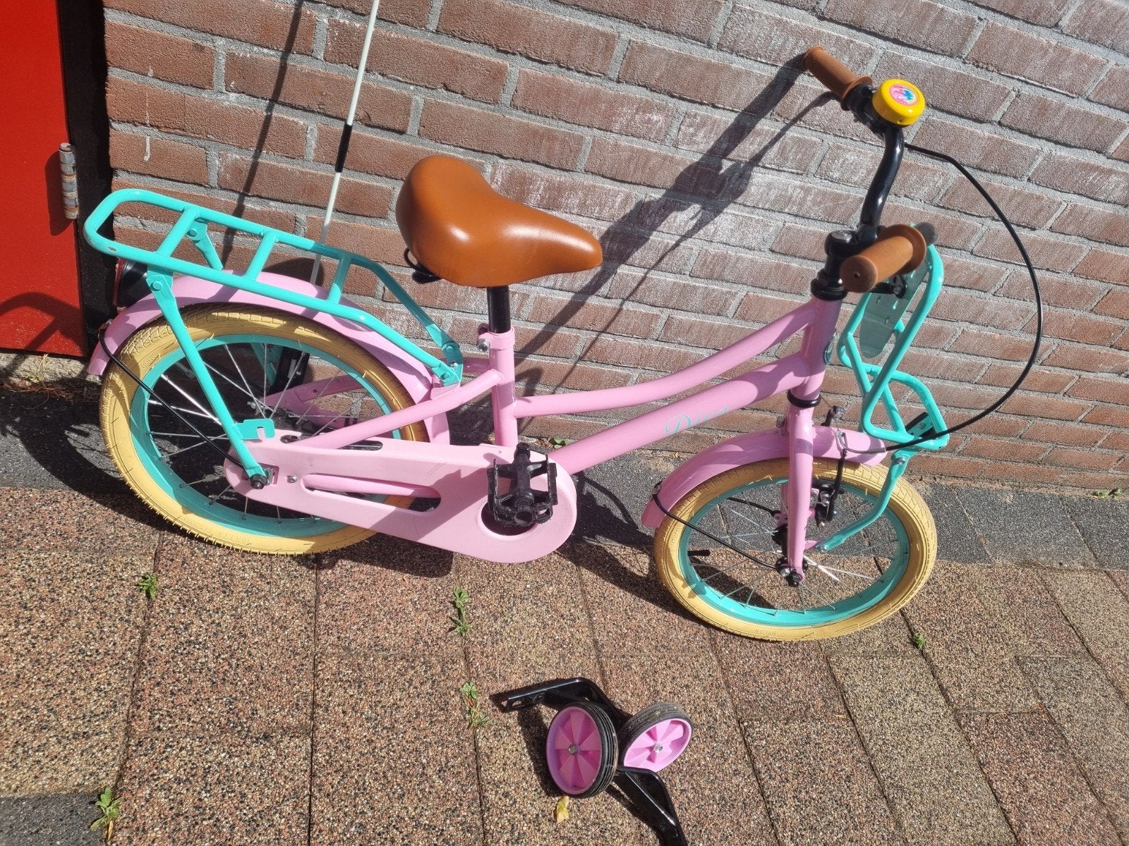 Spirit Diva meisjesfiets 16 inch, Ophalen, Terugtraprem, Handrem, Zo goed als nieuw