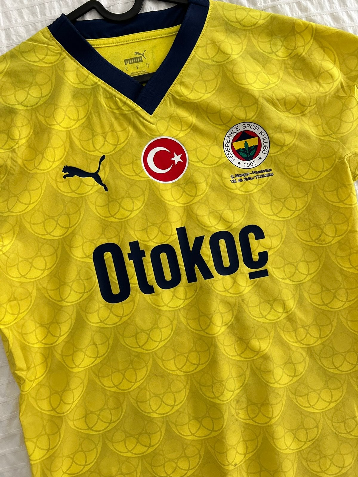 Fenerbahce szymanski official match worn gesigneerd, Maat S, Verzenden, Zo goed als nieuw, Shirt