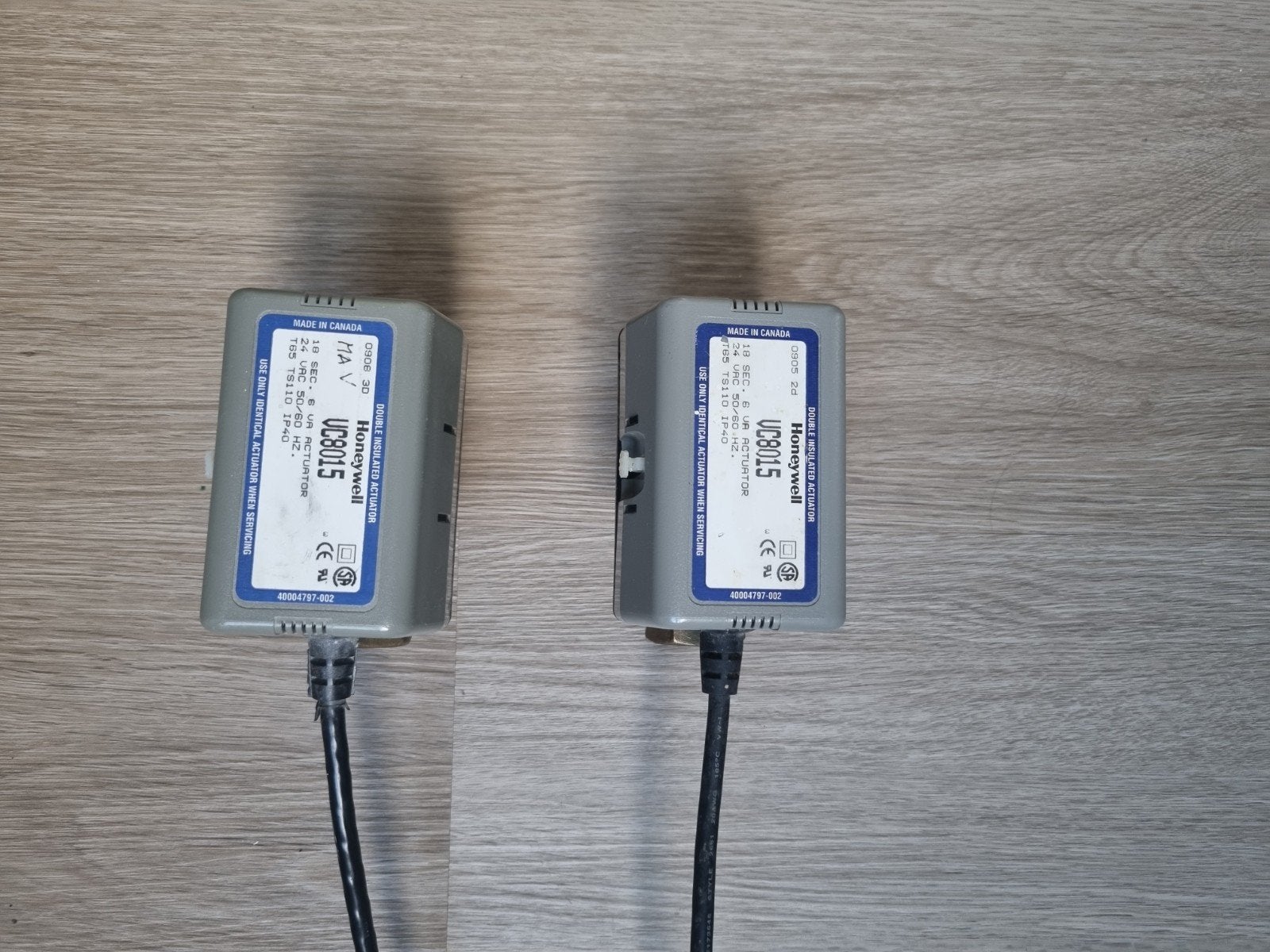 2x Honeywell VC8015 zoneklep met actuator, Gebruikt, Minder dan 30 cm, Overige typen, Minder dan 60 cm