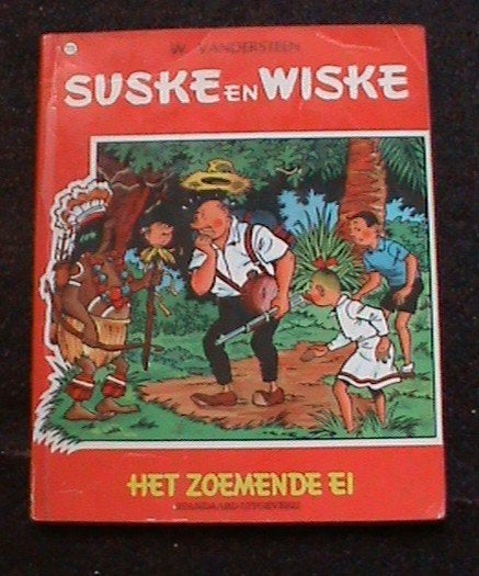 Suske en Wiske Het Zoemende Ei 1e Plastieke versie 1967, Eén stripboek, Ophalen of Verzenden, Gelezen