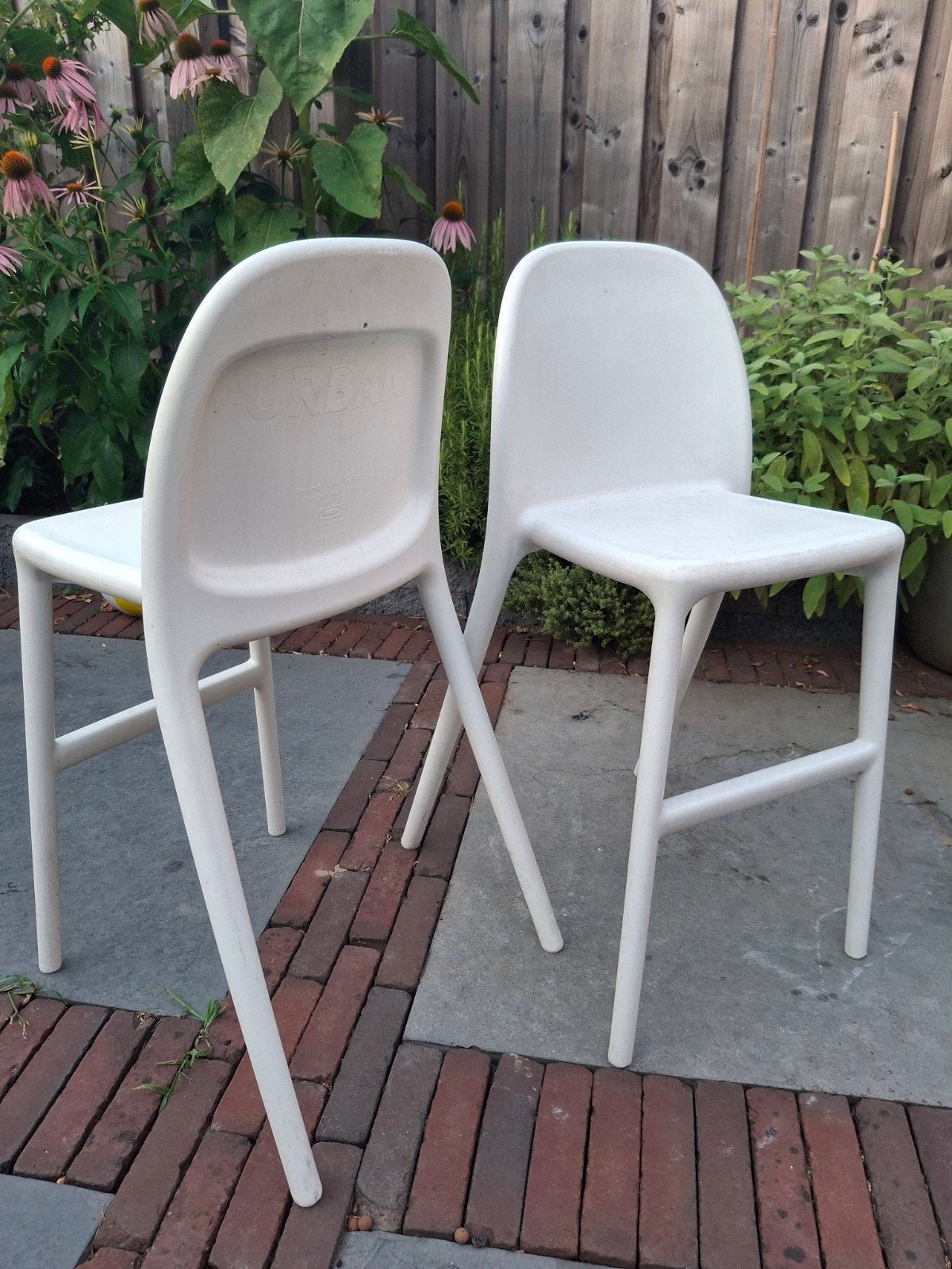 IKEA Urban stoel 2x, Tuin en Terras, Tuinstoelen, Ophalen, Zo goed als nieuw, Kunststof