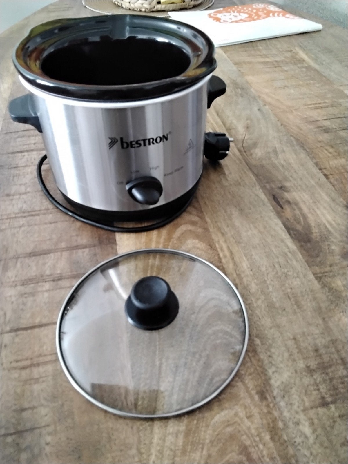 Bestron Slowcooker - Ideaal voor heerlijke stoofgerechten, Ophalen of Verzenden, Vaatwasmachinebestendig, Zo goed als nieuw