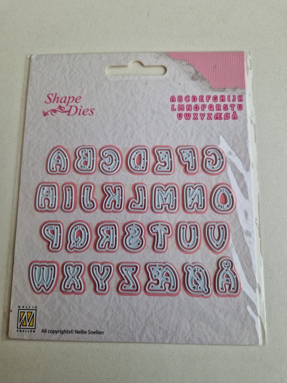 Nellie Snellen Shape Dies Alfabet Stansmallen, Ophalen of Verzenden