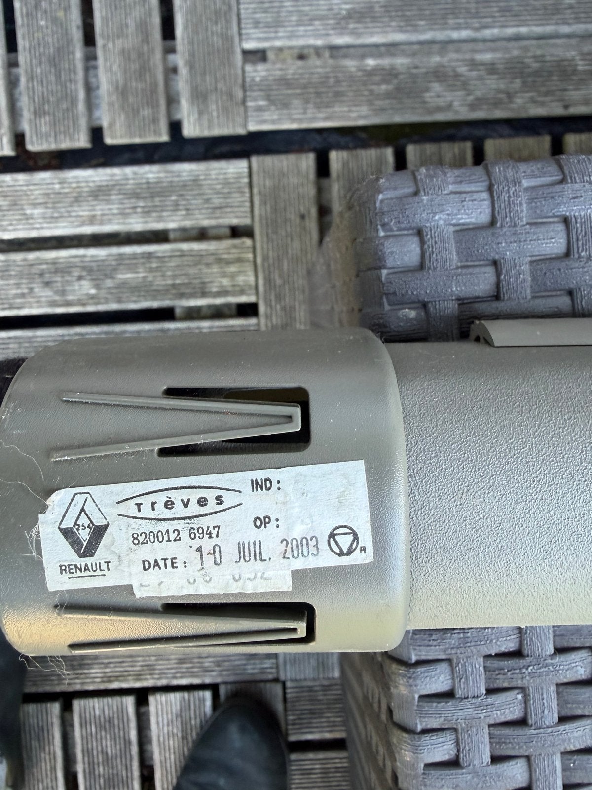 Hoedenplank / afdekhoes Renault Espace (8200126947), Auto-onderdelen, Ophalen, Gebruikt, Renault